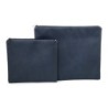 Faux Leather Blends of Blue Tallit & Tefillin Bag Set with Diamond Pat