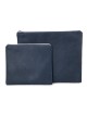 Faux Leather Blue and White Tallit & Tefillin Bag Set with Diamond Pat
