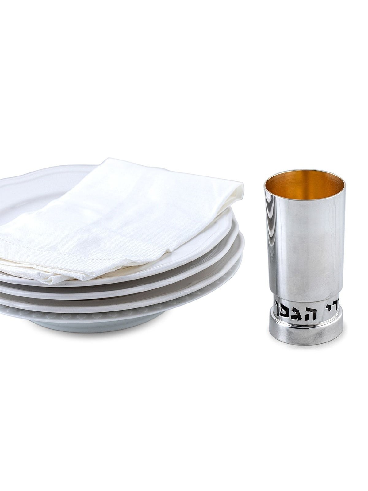 Handcrafted Sterling Silver Personalized Borei Pri Hagefen Kiddush Cup