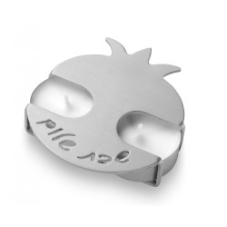 Adi Sidler Travel Shabbat Candlesticks Pomegr... | Travel Candlesticks