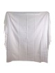 100% Cotton Non-Slip Tallit Prayer Shawl with White Stripes