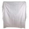 100% Cotton Non-Slip Tallit Prayer Shawl with White Stripes