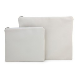 Faux Leather Mix of Gray Tallit & Tefillin Bag Set with Diamond Patter