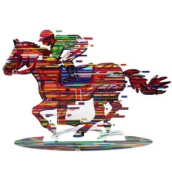 David Gerstein Signed Sculpture - Jockey