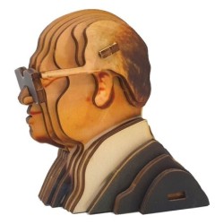 Educational Menachem Begin 3D Wooden Puzzle Kit