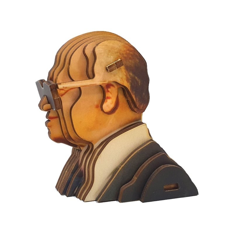 Educational Menachem Begin 3D Wooden Puzzle Kit