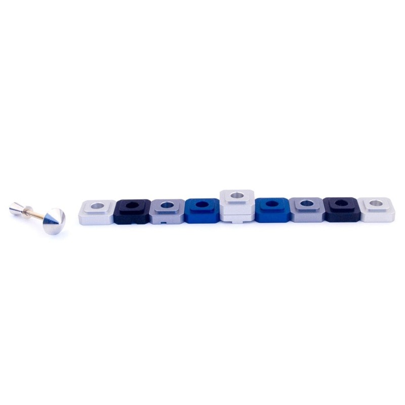 Hanukkah Dreidel Modular Menorah. Agayof Design