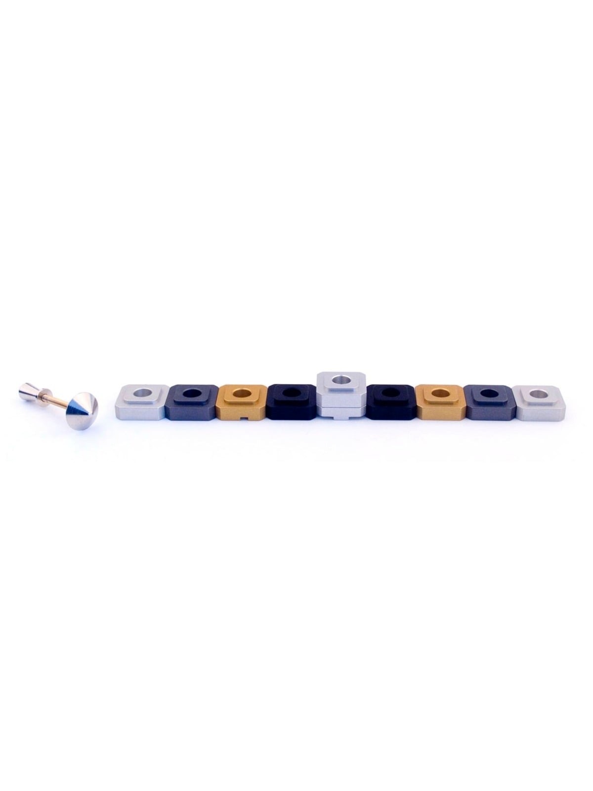 Hanukkah Dreidel Modular Menorah. Agayof Design