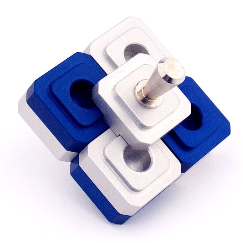 Hanukkah Dreidel Modular Menorah. Agayof Design