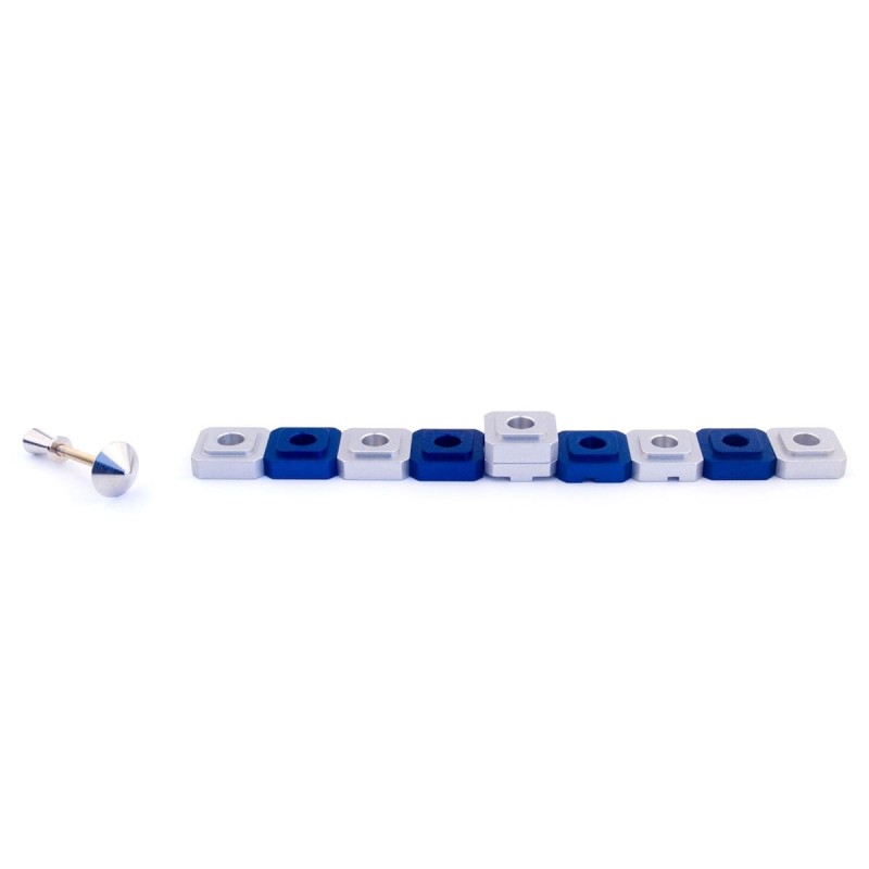 Hanukkah Dreidel Modular Menorah. Agayof Design