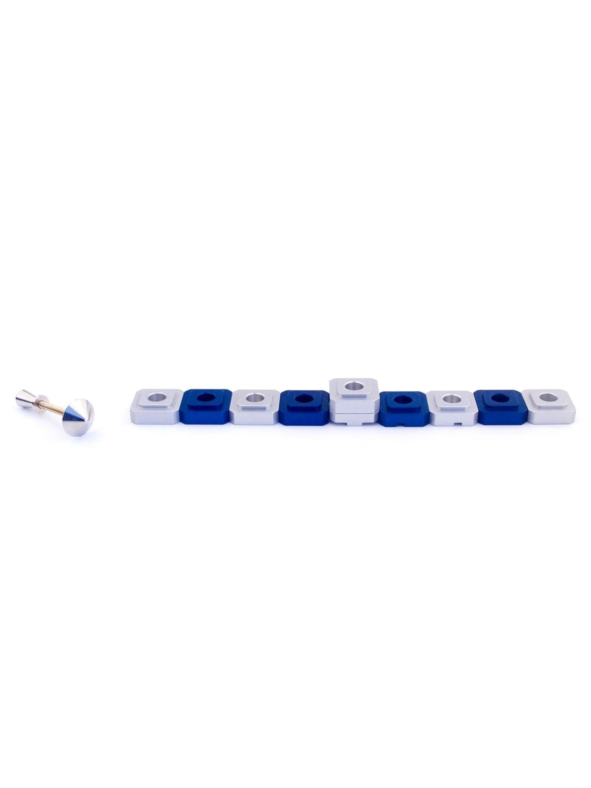 Hanukkah Dreidel Modular Menorah. Agayof Design