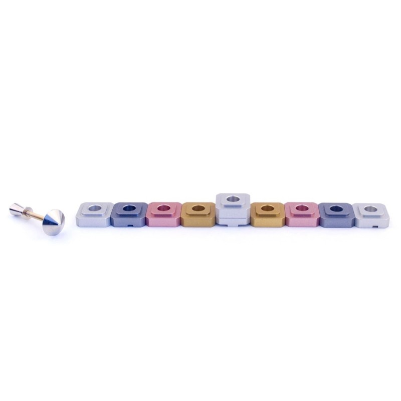 Hanukkah Dreidel Modular Menorah. Agayof Design