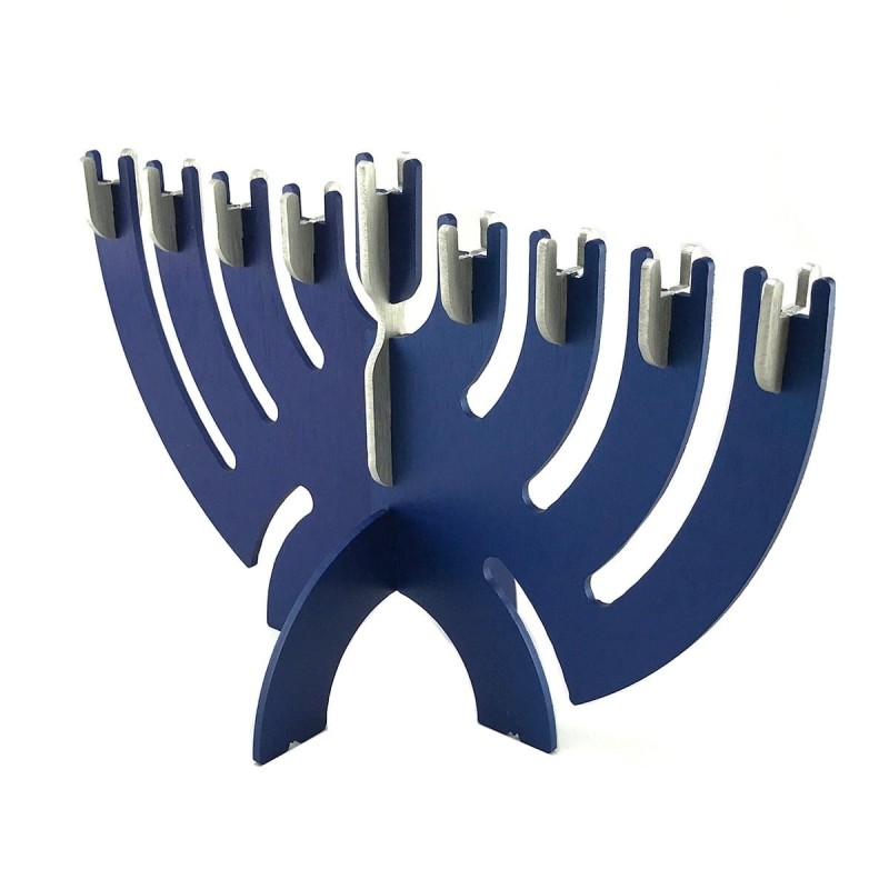 Ido Drukker Portable Hanukkah Menorah With Compact Case
