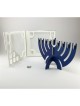 Ido Drukker Portable Hanukkah Menorah With Compact Case