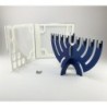 Ido Drukker Portable Hanukkah Menorah With Compact Case