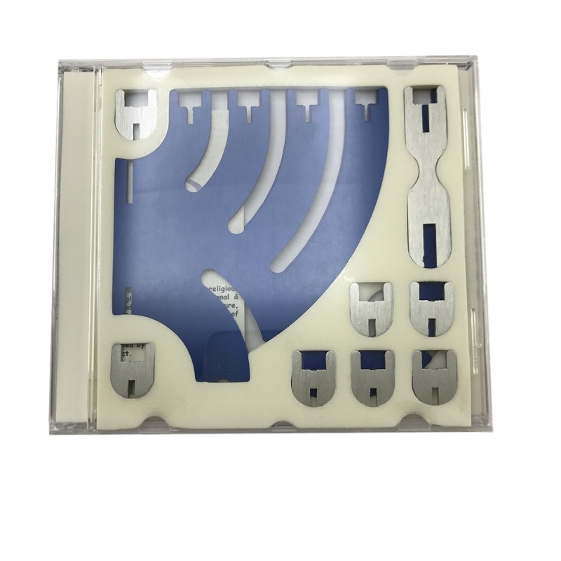 Ido Drukker Portable Hanukkah Menorah With Compact Case
