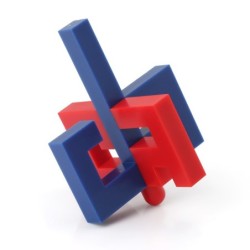 The Israel Museum Abstract 'Nes Gadol Haya Po' Pop-Up Designer Dreidel