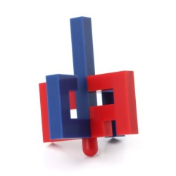 The Israel Museum Abstract 'Nes Gadol Haya Po' Pop-Up Designer Dreidel