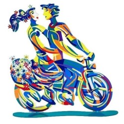 David Gerstein Signed Sculpture - Spring Ride