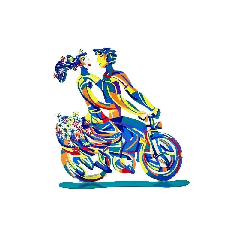 David Gerstein Signed Sculpture - Spring Ride