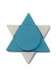 Agayof Design Star of David Travel Shabbat Candle Holders - Color Choi
