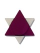 Agayof Design Star of David Travel Shabbat Candle Holders - Color Choi