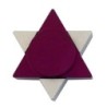 Agayof Design Star of David Travel Shabbat Candle Holders - Color Choi