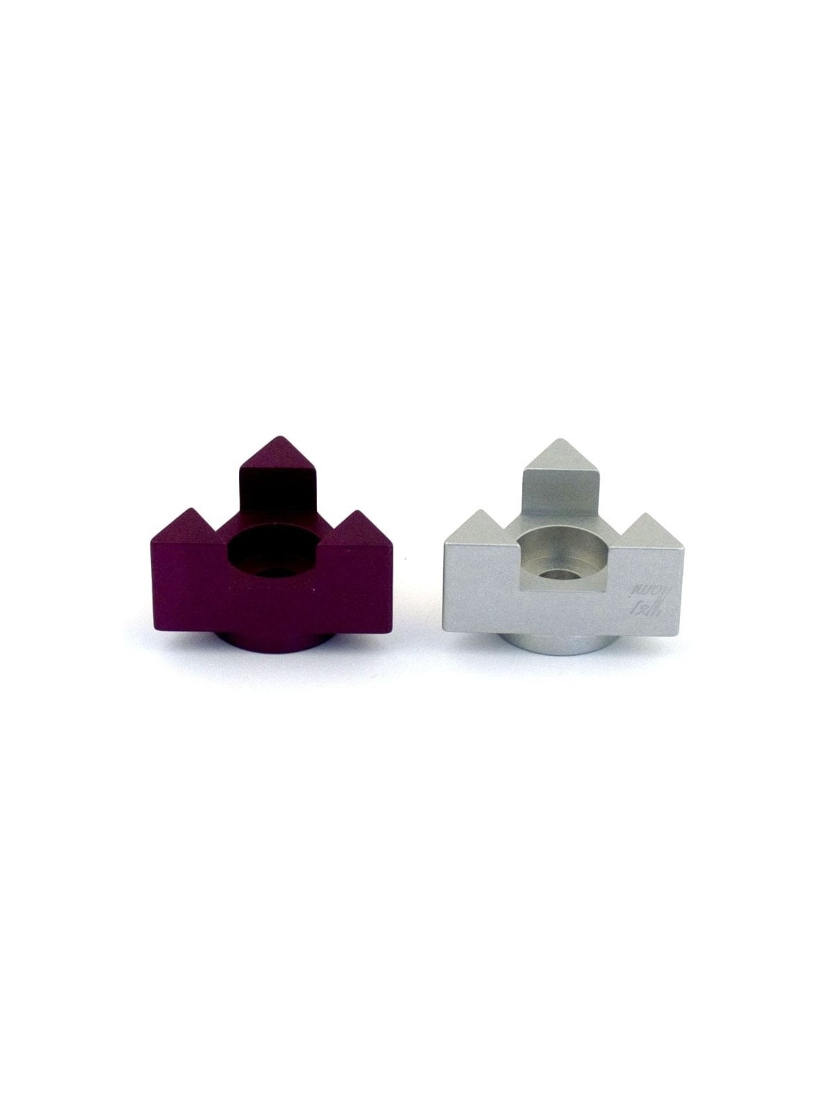 Agayof Design Star of David Travel Shabbat Candle Holders - Color Choi