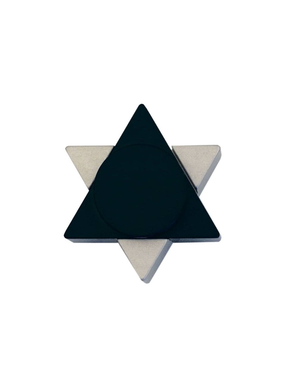 Agayof Design Star of David Travel Shabbat Candle Holders - Color Choi