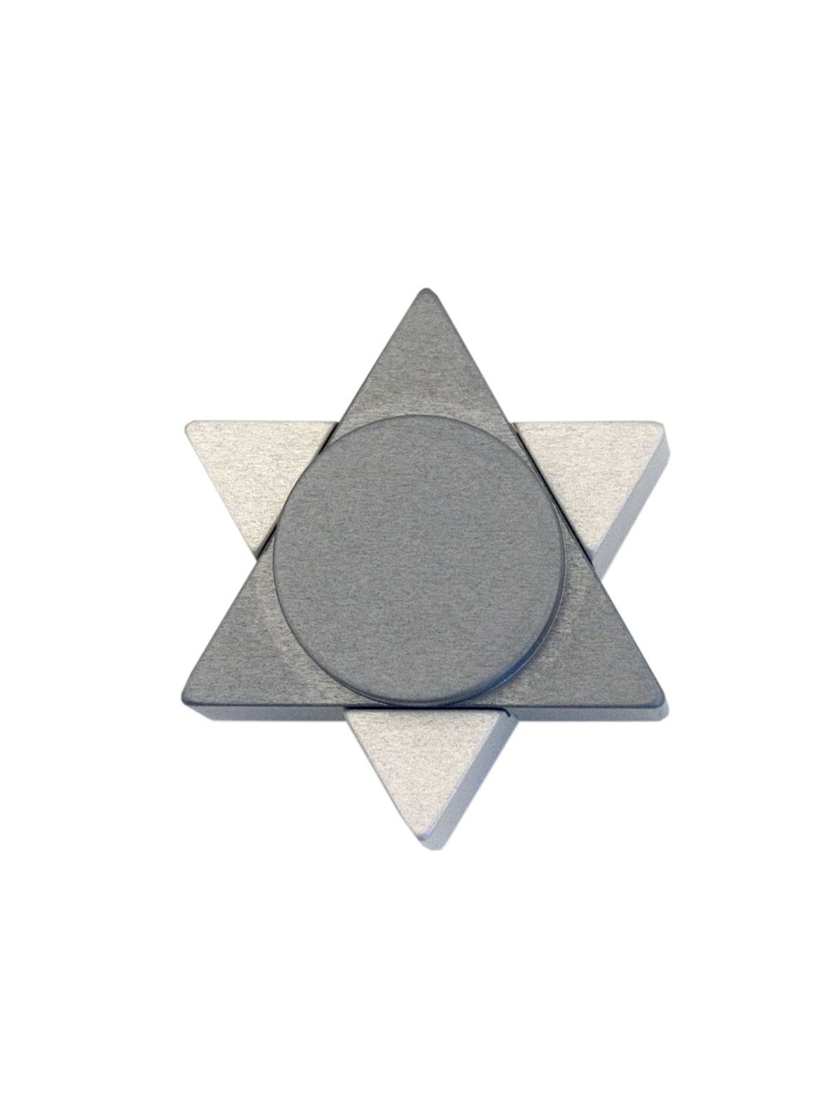 Agayof Design Star of David Travel Shabbat Candle Holders - Color Choi