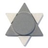 Agayof Design Star of David Travel Shabbat Candle Holders - Color Choi