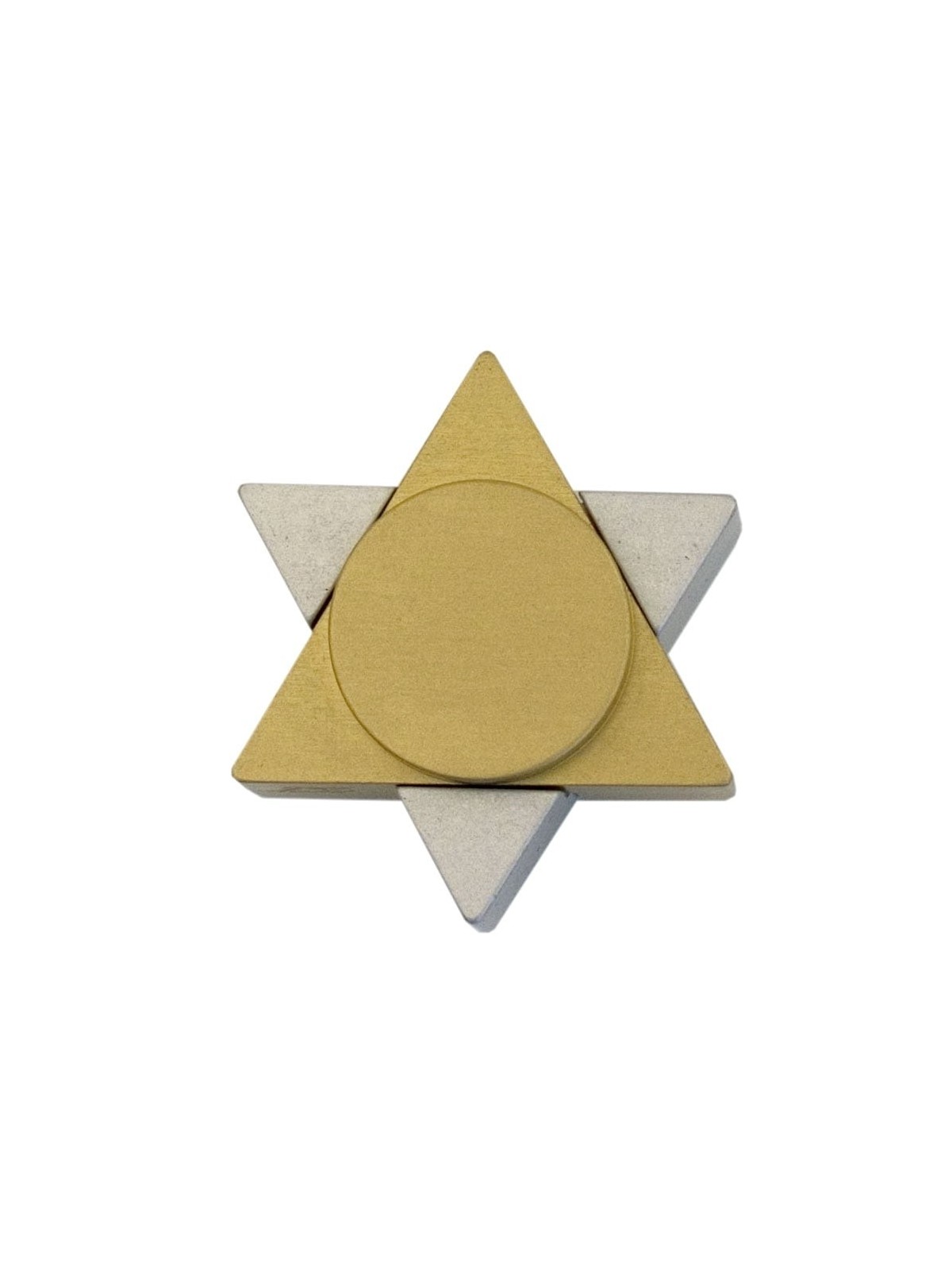 Agayof Design Star of David Travel Shabbat Candle Holders - Color Choi