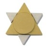 Agayof Design Star of David Travel Shabbat Candle Holders - Color Choi