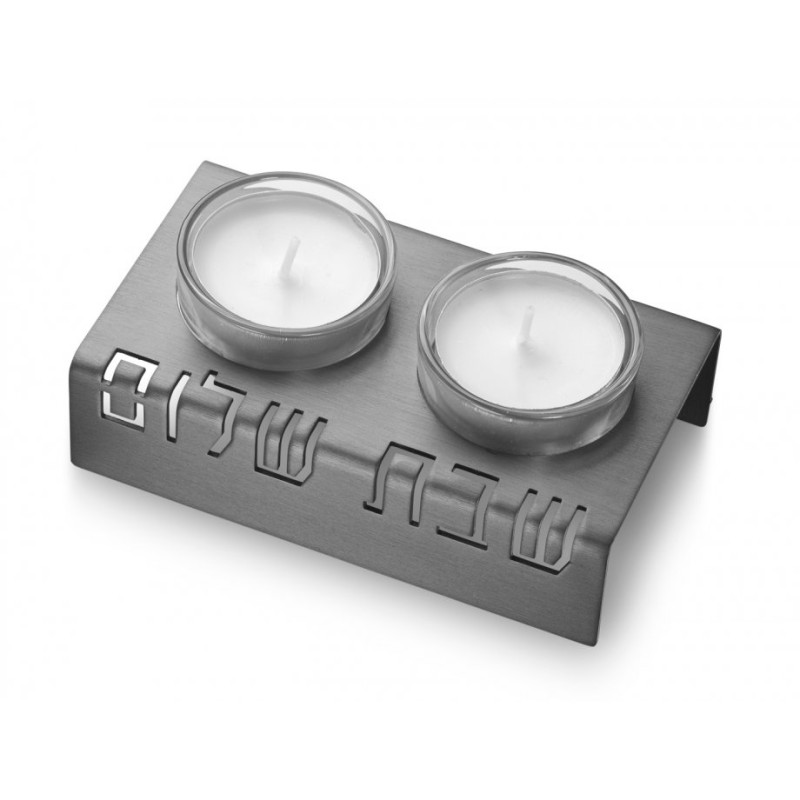 Adi Sidler Shabbat Shalom Candlesticks Tabl... | Shabbat by Adi Sidler