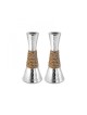 Cone Shaped Shabbat Candlesticks Hammered Aluminum ... | Gifts for Her