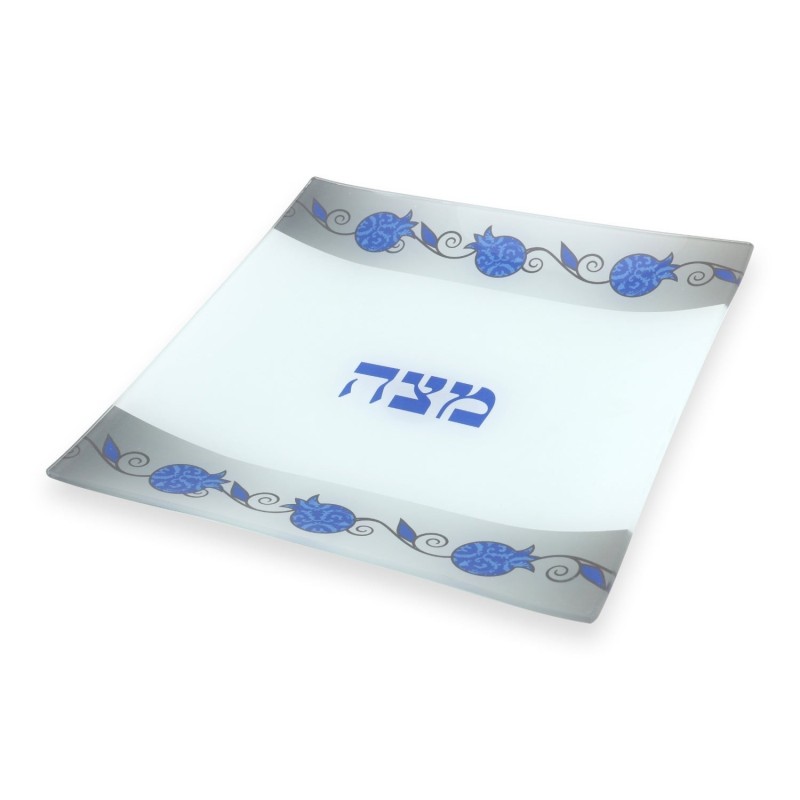 Passover Seder Essentials Set By Lily Art - Blue Pomegranates