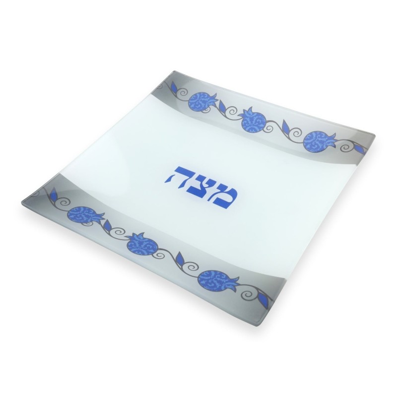 Passover Seder Essentials Set By Lily Art - Blue Pomegranates