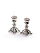 Decorative Raised Silver Plated Small Ca... | Traditional Candlesticks