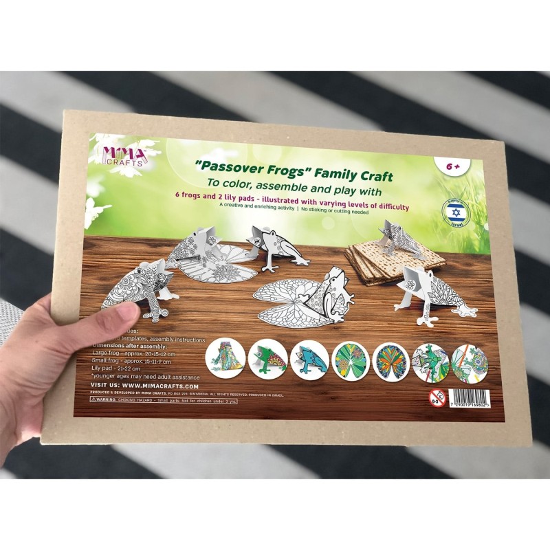 DIY Ten Plagues 'Passover Frogs' Craft Kit
