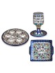 Ensemble de Seder de Pâque par la céramique arménienne