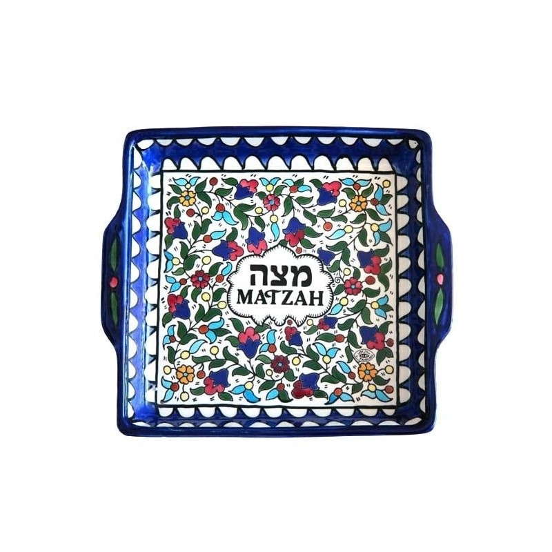 Armenian Ceramic Classic Matzah Plate