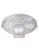 Seder Plate with Pomegranate Design & Swarovski Stones by Dorit Judaic