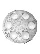 Seder Plate with Pomegranate Design & Swarovski Stones by Dorit Judaic