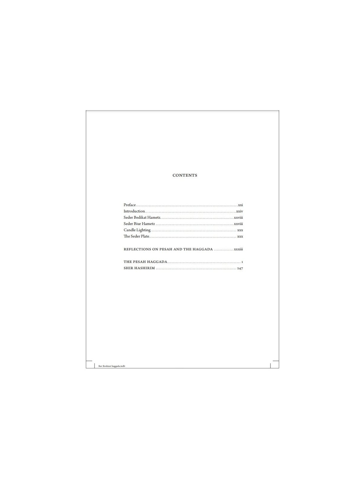 The Koren Shalom Rav Passover Haggadah