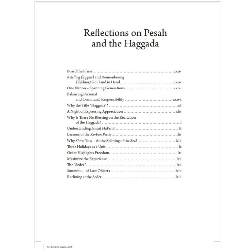 The Koren Shalom Rav Passover Haggadah