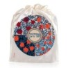 Afikoman Bag with Multicolored Pomegranate Design by Dorit Judaica