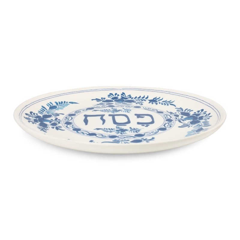 Ceramic Seder Plate. Adaptation. Delft Holland. 18th century