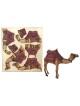 Desert Camel: Do-It-Yourself 3D Puzzle Kit (Colored)