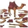 Desert Camel: Do-It-Yourself 3D Puzzle Kit (Colored)
