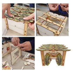 Sukkah: Do-It-Yourself 3D Puzzle Kit
